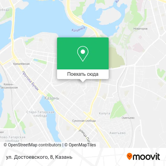 Карта ул. Достоевского, 8