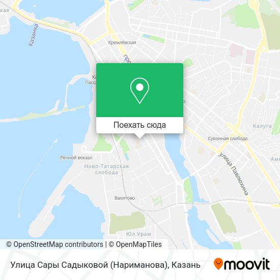 Карта Улица Сары Садыковой (Нариманова)