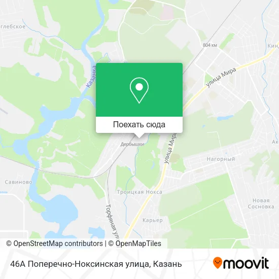 Карта 46А Поперечно-Ноксинская улица