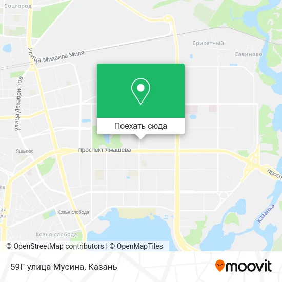 Карта 59Г улица Мусина