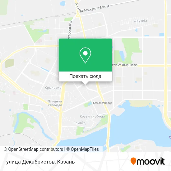 Карта улица Декабристов