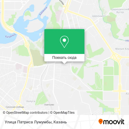 Карта Улица Патриса Лумумбы