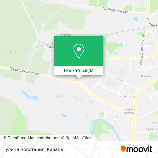 Карта улица Восстания
