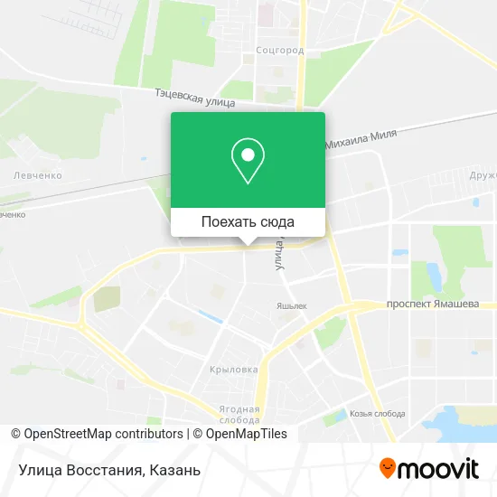 Карта Улица Восстания