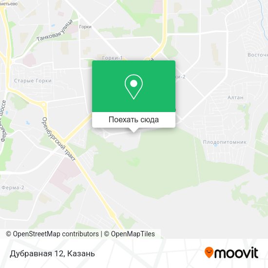 Карта Дубравная 12