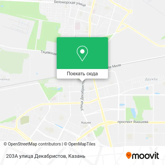 Карта 203А улица Декабристов