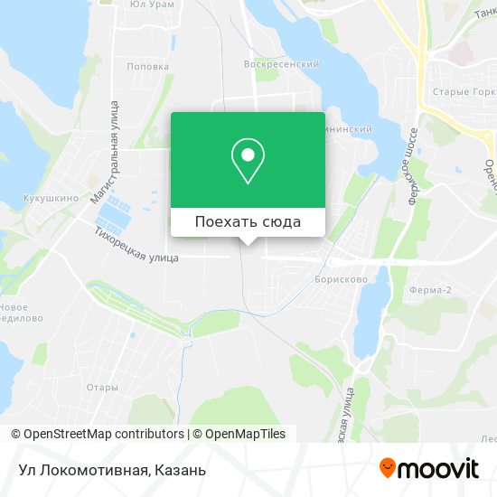 Карта Ул Локомотивная