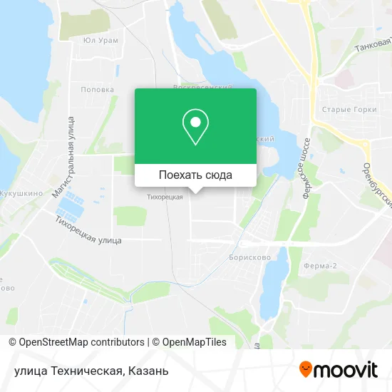 Карта улица Техническая