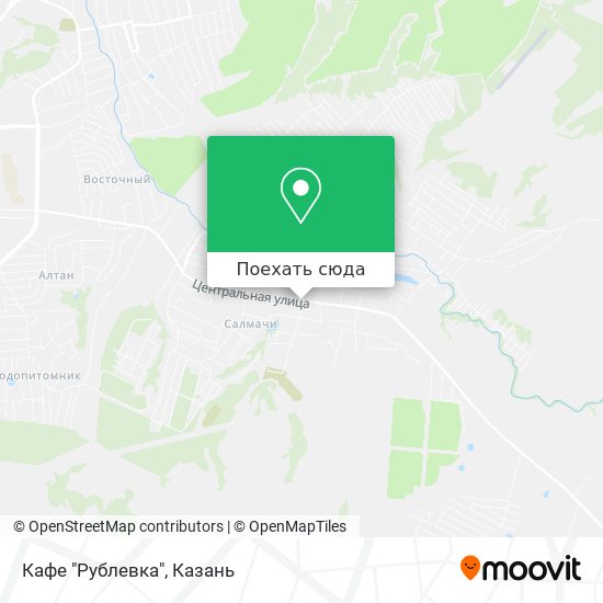 Карта Кафе "Рублевка"