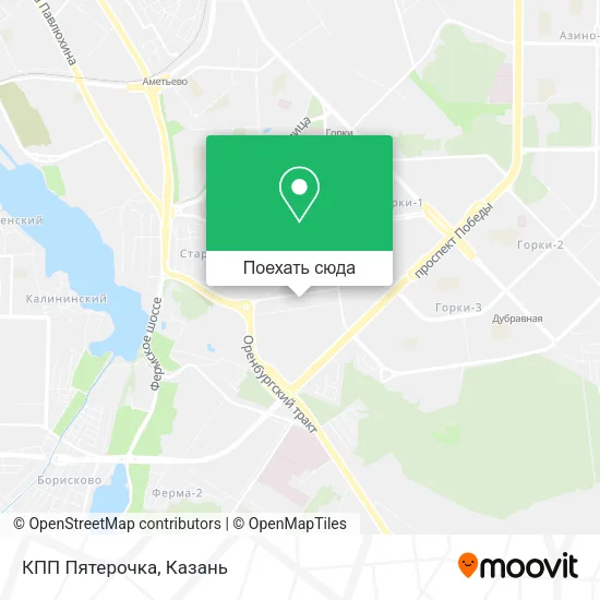 Карта КПП Пятерочка