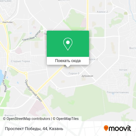 Карта Проспект Победы, 44
