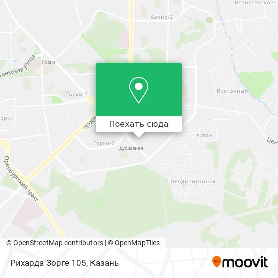 Карта Рихарда Зорге 105