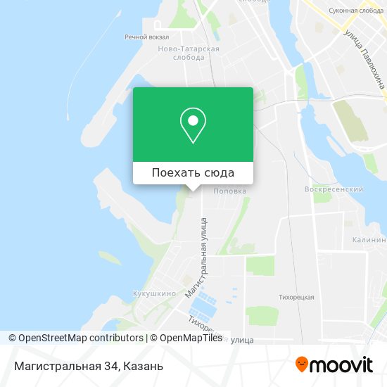 Карта Магистральная 34