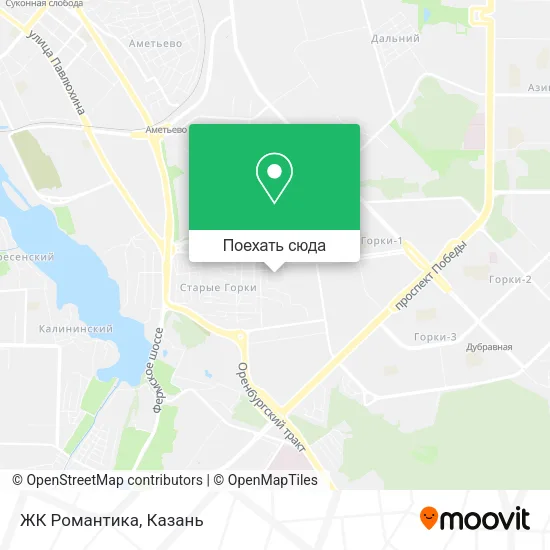 Карта ЖК Романтика