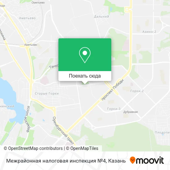 Карта Межрайонная налоговая инспекция №4