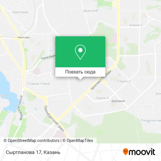 Карта Сыртланова 17