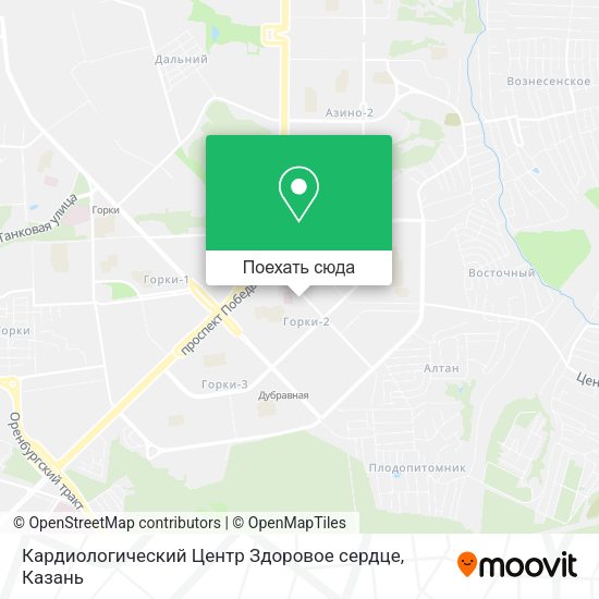 Карта Кардиологический Центр Здоровое сердце