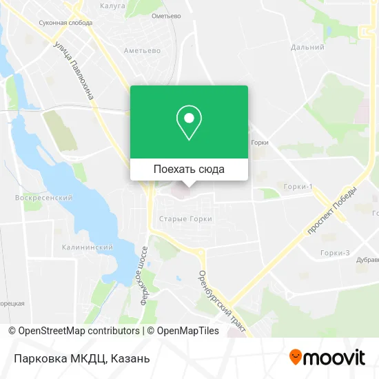 Карта Парковка МКДЦ