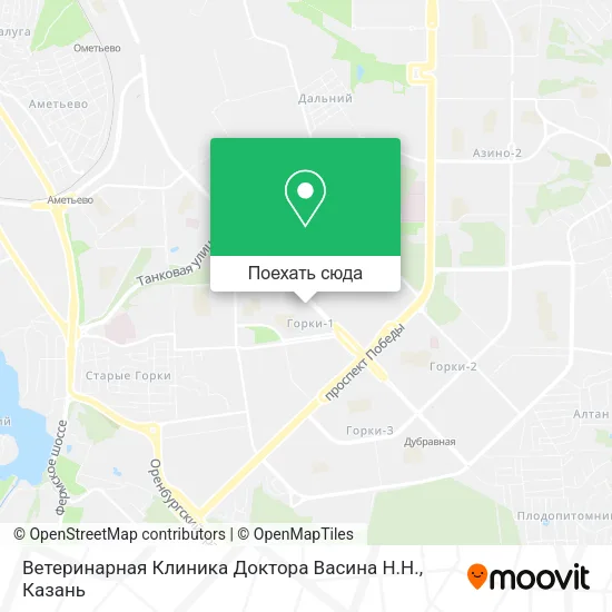 Карта Ветеринарная Клиника Доктора Васина Н.Н.