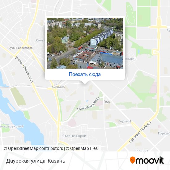 Карта Даурская улица