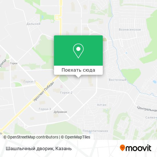 Карта Шашлычный дворик