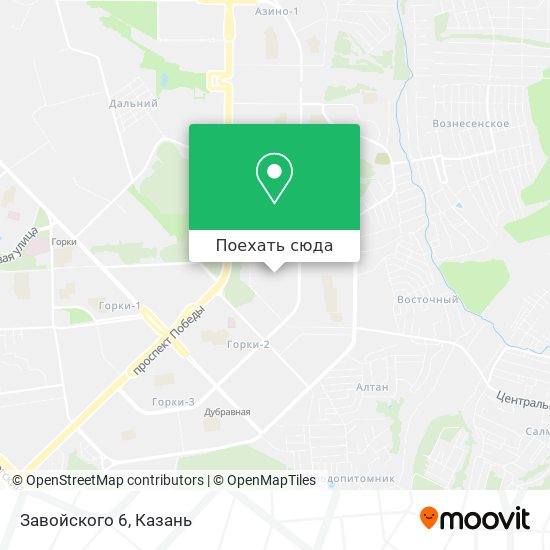 Поселок габишева казань карта