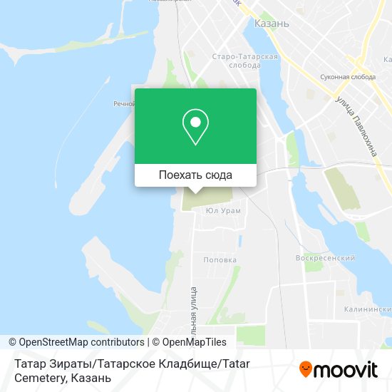 Карта Татар Зираты / Татарское Кладбище / Tatar Cemetery