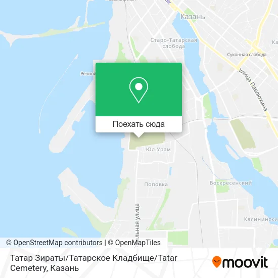 Карта Татар Зираты / Татарское Кладбище / Tatar Cemetery