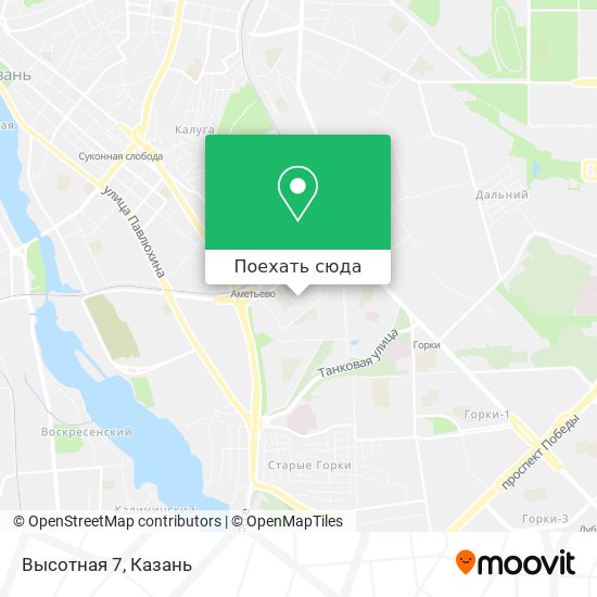 Карта Высотная 7