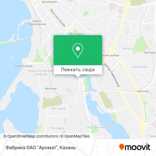 Карта Фабрика ОАО "Аромат"