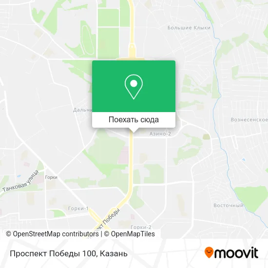 Карта Проспект Победы 100