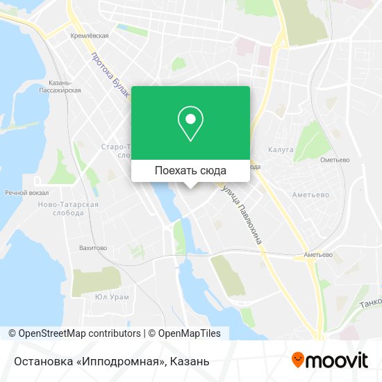 Карта Остановка «Ипподромная»