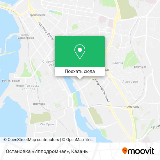 Карта Остановка «Ипподромная»