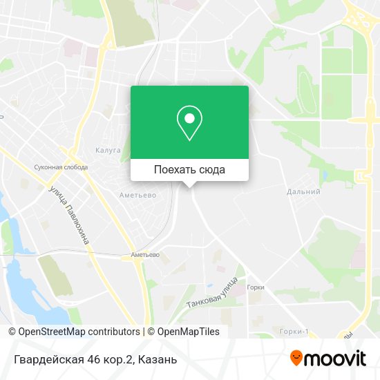 Карта Гвардейская 46 кор.2