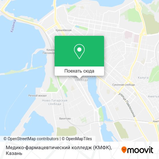 Карта Медико-фармацевтический колледж (КМФК)