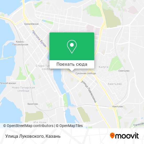 Карта Улица Луковского