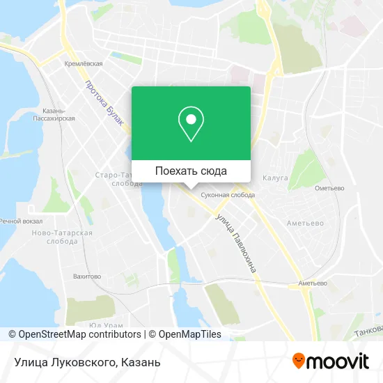 Карта Улица Луковского