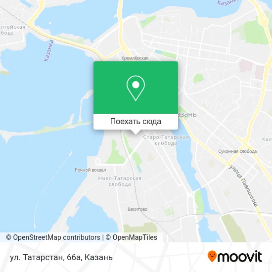 Карта ул. Татарстан, 66а