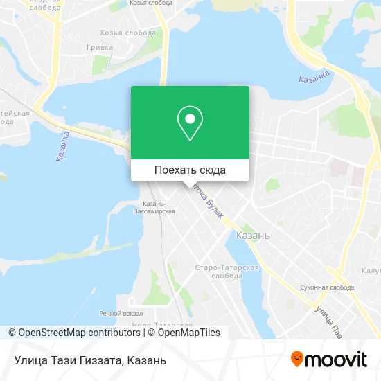 Карта Улица Тази Гиззата