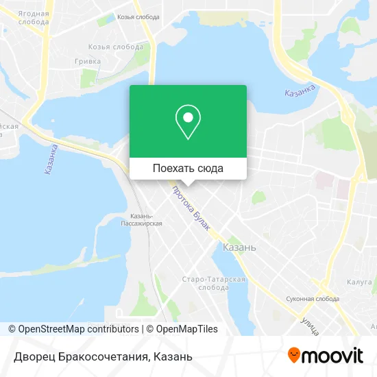 Карта Дворец Бракосочетания