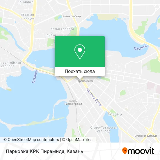 Карта Парковка КРК Пирамида