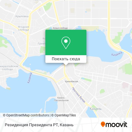 Карта Резиденция Президента РТ