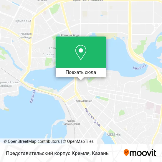 Карта Представительский корпус Кремля