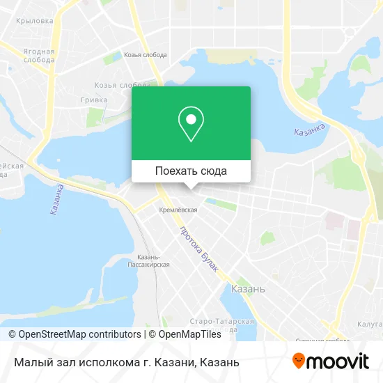 Карта Малый зал исполкома г. Казани