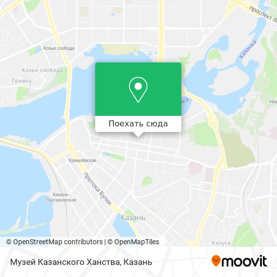 Карта Музей Казанского Ханства