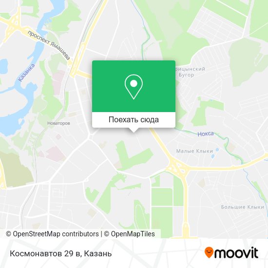 Карта Космонавтов 29 в