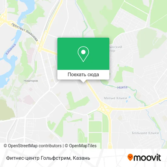 Карта Фитнес-центр Гольфстрим