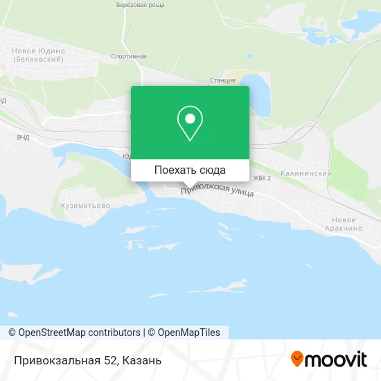 Карта Привокзальная 52