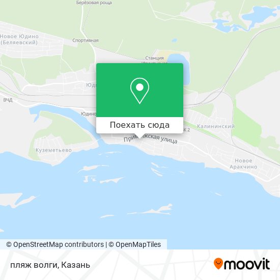 Карта пляж волги