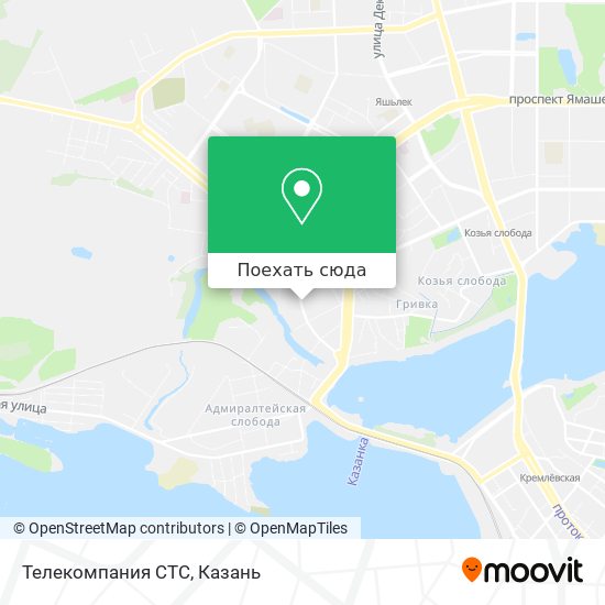 Карта Телекомпания СТС